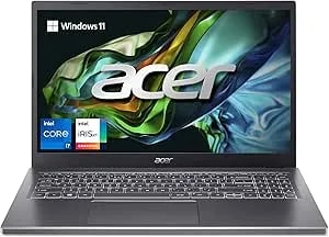 Acer Aspire 5 15 Slim Laptop - 15.6" Fhd (1920 X 1080) Ips - Core i7-1355u - Intel Iris Xe Graphics - 16gb lpddr5 - 512gb Gen 4 Ssd - Wi-Fi 6e - usb4/Thunderbolt 4 - Backlit Kb - a515-58m-7570, Gray