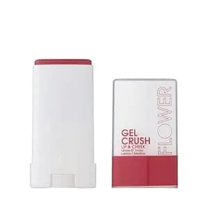 Flower Beauty Lip & Cheek Gel Crush - Cream Blush And Lips Tint In One Portable Multistick - Hydrating Burst Of Color - (Blackberry)