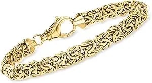 Ross-Simons Sterling Silver Small Byzantine Bracelet