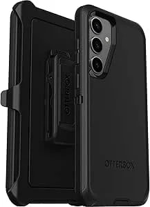 Otterbox Samsung Galaxy s24+ Defender Series Case - Single Unit Ships In Polybag, Ideal For Business Customers - Black, Rugged & Durable, With Port Protection, Includes Holster Clip Kickstand
