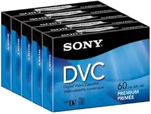 Sony 60 Minute Dvc Premium (5 Pack)