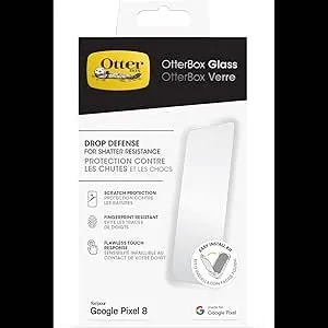 Otterbox Google Pixel 8 Glass Screen Protector, Scratch Protection, Flawless Clarity, Fingerprint Resistant (Ships In Polybag, Ideal For Business Customers)