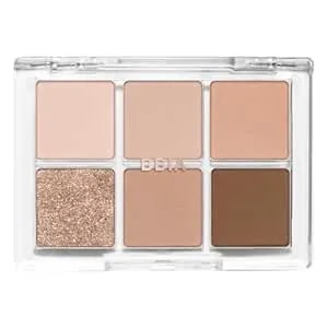 Bbia Ready To Wear Eye Palette - Ultimate Eyeshadow Palette Blendable & Buildable Shade Soft Texture Shimmer Finish Gorgeous Pearls Daily Eye Shadow Colors Vegan Korean Eye Makeup (02 Mood Blush)