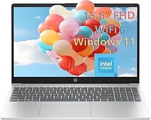 Hp Laptop Computer With Intel n100, 8gb Ram & 256gb Ssd, Microsoft Office 365, For Daily School And Home Use, Ai-Ready, Video & Photo Editing, Long Battery Life & Fast Charging, Windows 11 Home