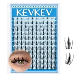 Fairy Lash Clusters 144pcs Manga Lash Clusters Natural Wispy Eyelash Clusters Invisible Ultra-Thin Band Anime Spiky Lashes Diy Lash Extensions (fairy01, 8-18mix)