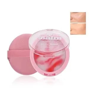 Poreless Face Blurring Primer & Oil Control Setting Powder Longwear 3d Blurring Balm, Waterproof Lightweight Flawless Skin Poreless Primer, Oil-Controlling Face Powder Soft Focus Effect