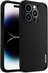 Pelican – Ranger Series – Heavy-Duty Magsafe Compatible Case Cover For Iphone 14 Pro Designed To Fit Nicely In Pocket – 15ft Drop Protection – Black