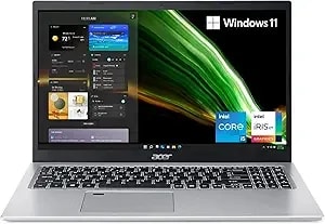 Acer Aspire 5 a515-56-53s3 Laptop - 15.6" Full Hd Ips Display - 11th Gen Intel Core i5-1135g7 - Intel Iris Xe Graphics - 8gb ddr4 - 256gb Ssd - Wifi 6 - Fingerprint Reader - Bl Keyboard - Windows 11