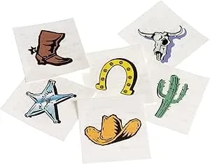 U.S. Toy Us Toy Western Temporary Tattoos