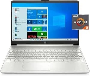 HP 15-ef1300wm 15.6" FHD, Ryzen 3-3250, 4GB RAM, 128GB SSD, Silver, Windows 10 S