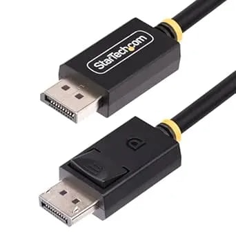 Startech.Com 3ft Displayport 2.1 Cable, Vesa Certified dp40 Displayport Cable W/uhbr10/Hdr/Hdcp 2.2, 8k 60hz W/Dsc 1.2a