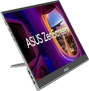 ASUS Zenscreen 16” OLED USB-C Portable Monitor (MQ16AHE) – Full HD, 100% DCI-P3, 1ms, HDR-10, Mini HDMI, Eye Care, Proximity Sensor, 360° Kickstand, Compatible With Laptops, Smartphones, 3 Yr Warranty