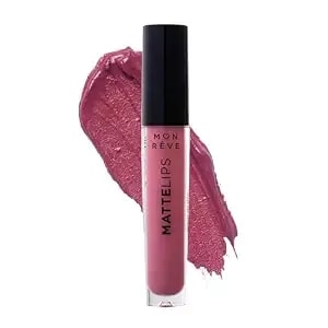 Mon RêVe Mrv Matte Lipstick – Creamy Lipstick For Women, Long Lasting Moisturizing With Precision Applicator, Lightweight Matte Lip Color, Smooth Velvety Finish - 07 Rosewood