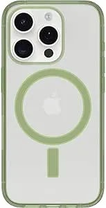 Otterbox Clear Case With Colorful Grip Edge Case For Iphone 15 Pro - Moray (Green)