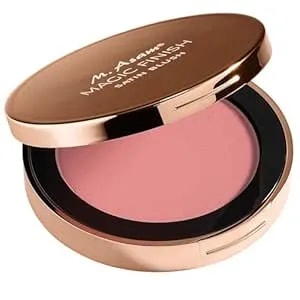 M. Asam Magic Finish Satin Blush Peachy Rose (0.14 Oz) Make-Up Powder For A Fresh & Radiant Look With Hyaluronic Acid & Ultra-Fine Color Pigments For Fuller Looking Cheeks