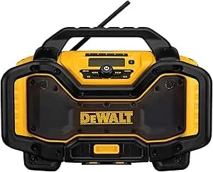 Dewalt 20V MAX Bluetooth Radio, 100 Ft Range, Portable For Jobsites (DCR025)