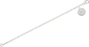 Harley-Davidson Women'S White Colored Enameled Charm Bracelet, Silver hdb0391