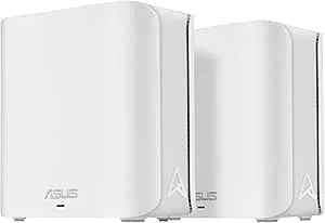Asus Zenwifi bd5 Dual-Band Wifi 7 Mesh, 5000 Mbps, 5000 Sq.Ft (2pk), Dual 2.5g Ports, Security And Parental Controls Included, Smart Home Master Ssids