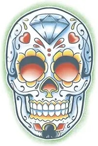 Tinsley Transfers El Juegador Temporary Tattoo