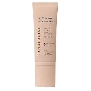 Tanologist Insta Glow Face Bronzer, Illuminating Cream Bronzer For Instant Radiant Glow, Lightweight Blendable Formula, Vegan, For All Skin Tones