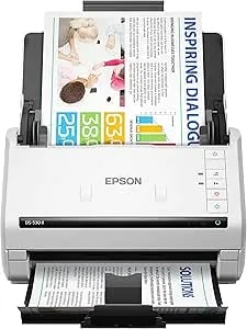 Epson DS-530 II Color Duplex Document Scanner For PC And Mac With Sheet-Fed Auto Doc Feeder (ADF)