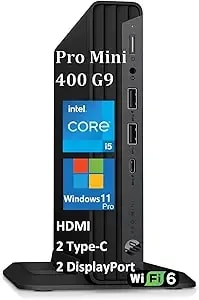 Hp 2026 Mini Desktop Pc Computer For Office Work, Ultra-Compact Silent, Intel i5-12500t (16gb Ram, 512gb Ssd), Lifetime Office 365, 3x 4k Display Support, Keyboard & Mouse & Stand, Windows 11 Pro