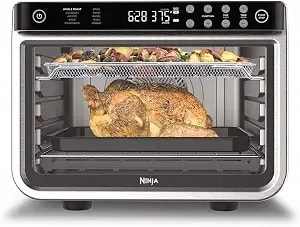 Ninja Foodi Xl Pro Air Fry Oven, 10-In-1, Stainless Steel, dt201 - Fits 5 Lb Chicken, Air Fry, Roast, Bake, Broil, Toast, Dehydrate, Reheat, Pizza, 1800w