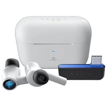 Razer Hammerhead Hyperspeed Wireless Multi-Platform Gaming Earbuds For Playstation 5 / ps5, Pc, Mobile: Anc - Noise Cancelling Mic - Bluetooth 5.2 - Rgb Chroma - 30 Hr Battery