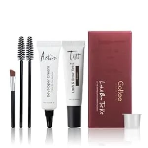 Lash Color Kit Brown Professional Lash And Brow Color Kit With Natural Effects Long Lasting Lasts 4 Weeks Easy To Use For Salon & Home Use