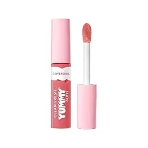 Covergirl Clean Fresh Yummy Gloss Daylight Collection, Hydrating, Glossy Shine, Vegan Formula, Twilight Beam 30, 0.33oz