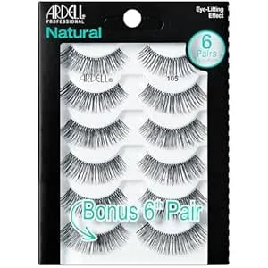 Ardell Natural 105 Black - 6 Pairs Pack