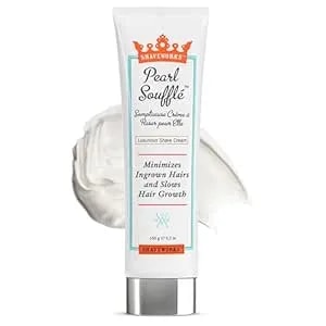 Shaveworks Shaving Cream For Women 5.3 Oz Pearl Soufflé: Exfoliates, Moisturizes, Reduces Irritation, And Minimizes Future Hair Growth – Womens Bikini Shave Sensitive Skin Areas
