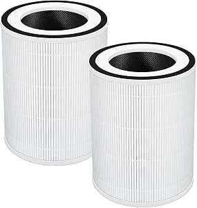 2 Pack True Hepa Kilo Filter Replacement For Afloia Kilo, Kiloplus, Kilopro - 3-Stage Filtration For Afloia Air Purifier Filter Replacement For Afloia Miro, Miro Pro And Morento Mr-Kilo, Kalo
