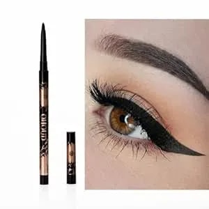 Made In Usa Matte Eyeliner Waterproof, Smudge Proof Eyeliner Pen, Long Lasting Black Matte Liner For Eyes, Liquid Eyeliner For Precise Smokey Eye Look, No Smudge, Easy Glide For All Day Wear