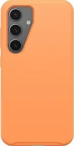 Otterbox Samsung Galaxy s24 Symmetry Series Case - Sunstone (Orange), Ultra-Sleek, Wireless Charging Compatible, Raised Edges Protect Camera & Screen