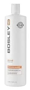 Bosleymd Bosrevive Nourishing Shampoo For Noticeably Thinning Hair, Color Safe, Color-Treated, Rosemary, 33.8 Fl Oz