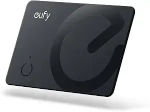 Eufy Smarttrack Card e40, Works With Iphone Ios Or Android, 1.7 Mm Ultra-Thin, Wireless Charging, 80 Db Loud Alarm, Water-Resistant, Perfect For Wallets And Passports