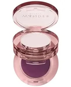Wander Beauty Double Date Eye Shadow Duo - Wink/Bae (Holographic Purple Pearl + Plum Amethyst) - Cream High Pigment Eye Shadow Palette - Satin Shimmer Eyeshadow - Eye Makeup With Vitamin E - 0.07 Oz
