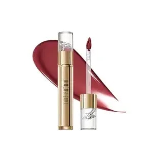 Elixir Velvet-Shine Switching Lip Tint, 2-In-1 Velvet & Shine Rosy Pink Lip Cream, Hydrating Long Lasting Liquid Lipstick, Blurs Lip Lines, Lightweight Non-Sticky With Vitamin E 001 Fable