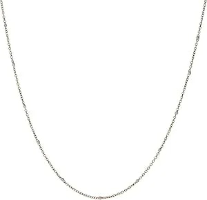 Alex And Ani Enamel White Dot Chain Necklace