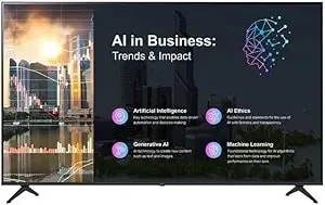 Lg pk640s 75" Uhd 4k Commercial Signage Tv – hdr10 Pro, Webos 25 Smart Display, Built-In Cms, Wifi, Digital Signage Monitor For Business, Hospitality & Office Use