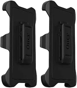 Otterbox Defender Series Holster Belt Clip Replacement For Galaxy s23 Ultra (Only) - Non-Retail Packaging - Black - 2 Pack