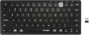 Kensington Multi-Device Dual Wireless Compact Keyboard - Black (K75502US)