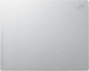 Asus Rog Moonstone Ace L Glass Gaming Mouse Pad – 19.7” X 15.7”, Ultra-Smooth Matte Tempered Glass For Quiet Ultrafast Glides, Impact/Scratch Resistant, Easy To Clean, Anti-Slip Silicone Base - White