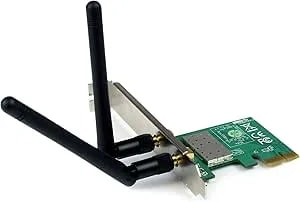 Startech.Com PCI Express Wireless N Card - 300 Mbps Pcie 802.11 B/G/N Network Adapter Card - 2T2R 2.2 Dbi - Pcie Wireless Desktop Card , TAA (PEX300WN2X2)