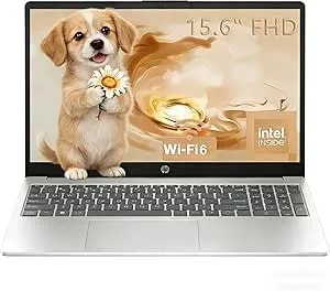 Hp 2026 Pavilion Laptop Computer For Student, (16gb Ram, 256gb Ssd), Intel n100, Copilot Ai, Portable Design, Long Battery Life, Wifi 6, Numeric Keypad, Windows 11 With Office 365, 500gb External Hdd