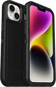 Otterbox Iphone 14 Plus Defender Series Xt Case - Black, Screenless, Rugged, Snaps To Magsafe, Lanyard Attachment