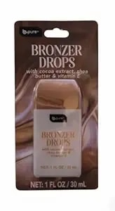 B.Pure Bronzer Drops With Cocoa Extract, Shea Butter And Vitamin E, Liquid Tanning Formula, 1 Fl Oz/30ml