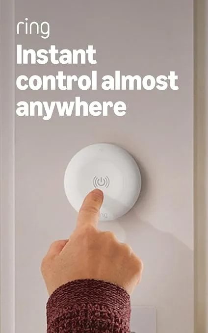 Ring Sensors: Smart Light Remote – Control Ring Smart Fan Control, Smart Light Switch, And Smart Plug, Mount Almost Anywhere, On Amazon Sidewalk, No Base Station Needed