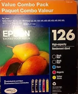 Epson Inkjet Ink - 126 High Capacity Value Combo Pack
